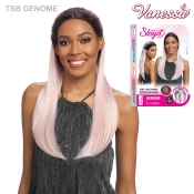 Vanessa Synthetic Slayd Deep Hand Tied Middle Part Lace Wig - TSB GENOME